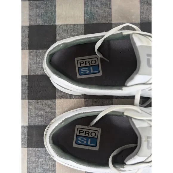 FootJoy Pro SL SoftSpike Golf Shoes White/Gray Men's Size 11 - Picture 3 of 13